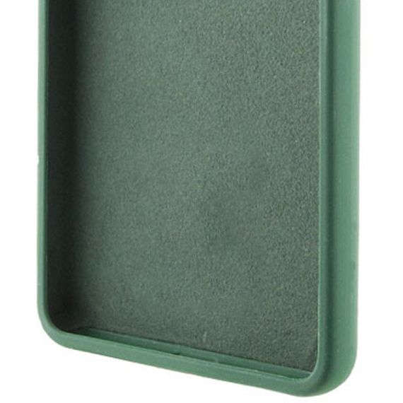 Чохол TPU GETMAN Liquid Silk Full Camera для Xiaomi Redmi 13 4G / Poco M6 4G Зелений / Dark green | Зображення 2