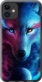 Чехол на iPhone 11 Арт-волк "3999u-1722-17620"