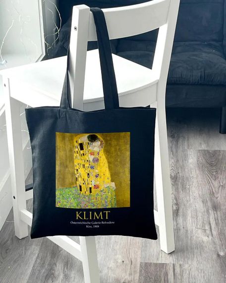 Екошопер Букопт ВК4064 KLIMT «Поцілунок» Чорний | Зображення 4
