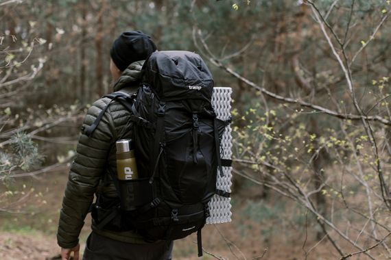 Рюкзак Tramp Expedition 60 л чорний, Похідний туристичний рюкзак трамп для трекінгу, Рюкзак для походу і полювання | Зображення 3