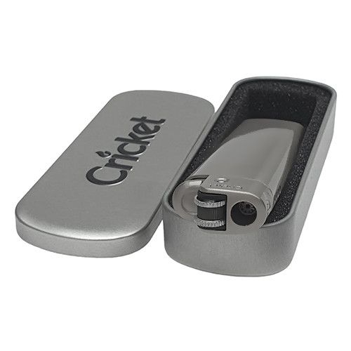 Газова Запальничка Метал Cricket Deluxe Turbo Silver У Кейсі | Зображення 2
