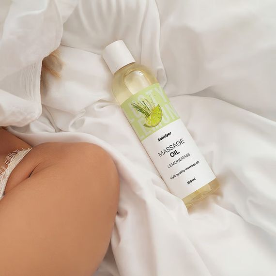 Розпродаж!!! Масажна олія Satisfyer Massage Oil Lemongrass 250 мл (термін 30.04.2027) | Зображення 6