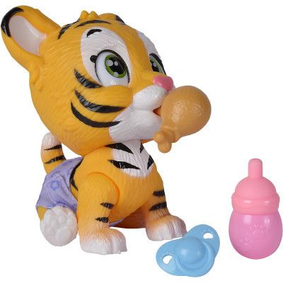 Ігровий набір Simba Pamper Petz Тигреня, що п&apos;є і писає з кольоровою лапкою 3 аксесуарів-сюрпризу (5953575) | Зображення 1