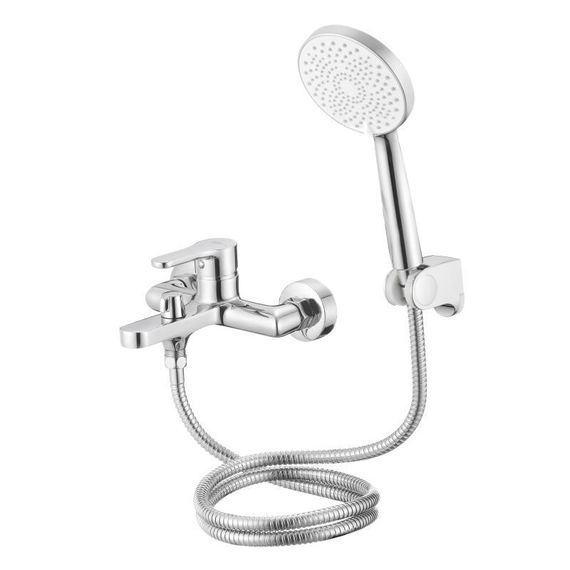 Змішувач латунний для ванни Lidz Astra 006 (з душовим гарнітуром) (k35) LDAST006CRM48087 Chrome | Зображення 2