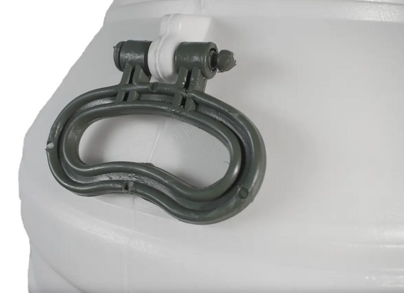 Бочка 100 л пищевая белая бидон  широкая горловина для вина и воды пластиковая | Зображення 3