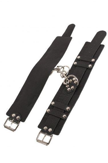 Оковы Leather Dominant Leg Cuffs, Black Sex Aura | Зображення 1