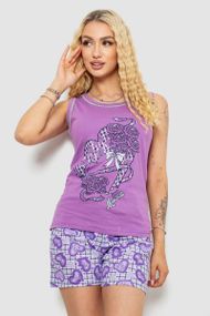 Пижама женская, цвет сиреневый, 243R03674