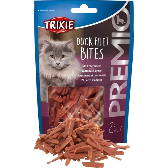 Ласощі Trixie Premio Duck Filet Bites для котів сушене філе качки 50 г | Зображення 3
