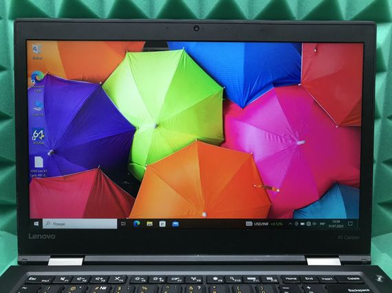 Ультрабук Б-класс Lenovo ThinkPad X1 Carbon (4th Gen) / 14" (1920x1080) IPS / Intel Core i5-6300U (2 (4) ядра по 2.4 - 3.0 GHz) / 8 GB DDR3 / 192 GB SSD M.2 / Intel HD Graphics 520 / WebCam / Fingerprint / miniDP / HDMI б/у | Зображення 2