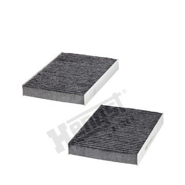 Фильтр салона угольный компл. BMW 5 (G30/F90) / 7 (G11/G12) 15-, Hengst, E4938LC-2,