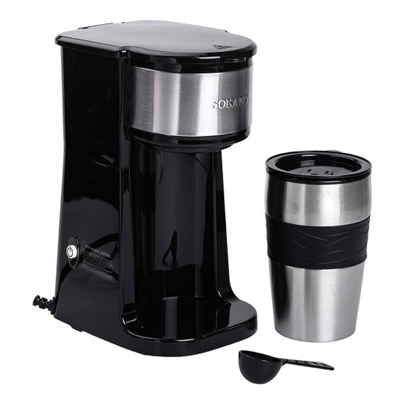 Кофеварка электрическая 420 (мл) для дома и офиса Sokany SK-04028 | Зображення 8