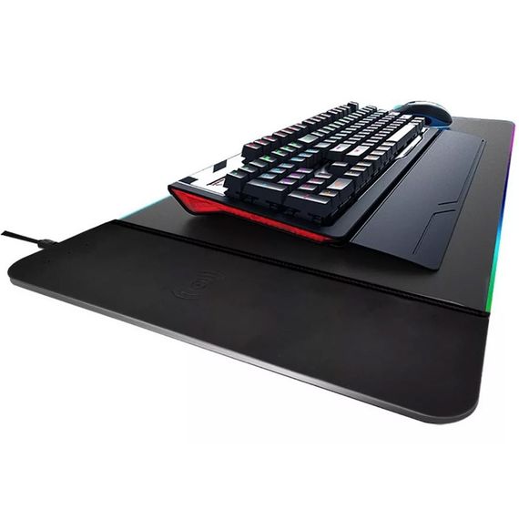 Ігрова поверхня (килимок) STAND JD-S8 з БЗП 15W LED+RGB (780*300*4mm) Black | Зображення 4