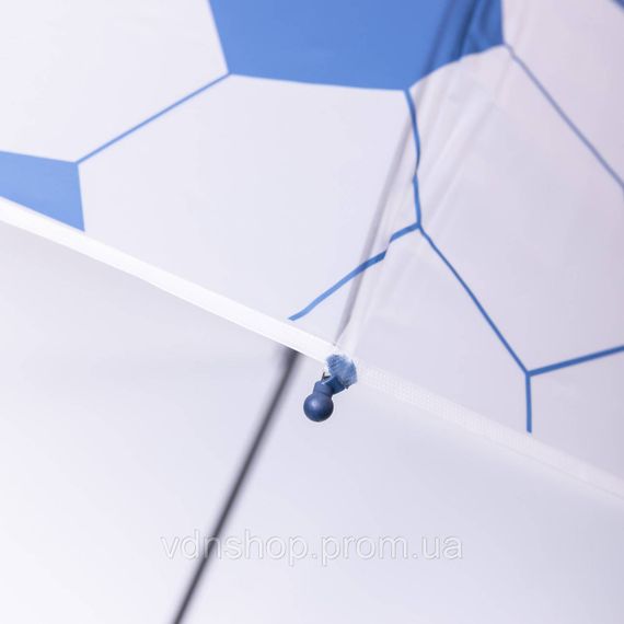 Класична дитяча парасолька-тростина напівавтомат з поліестеру 8 спиць діаметр 82 см Синя HP-23-9BL | Зображення 1