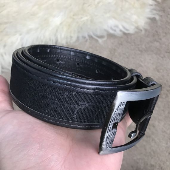 Пояс Calvin Klein Coated Canvas Flat Black | Зображення 9
