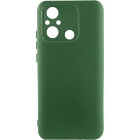 Чехол Silicone Cover Lakshmi Full Camera (A) для Xiaomi Redmi 12C Full camera, Зеленый / Dark green