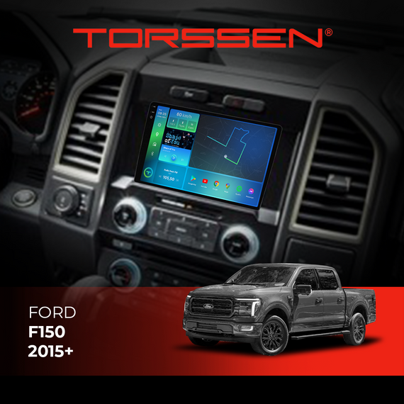 Штатна магнітола 2K Torssen Ford F150 2015+ FL9 4+64Gb 4G Carplay DSP