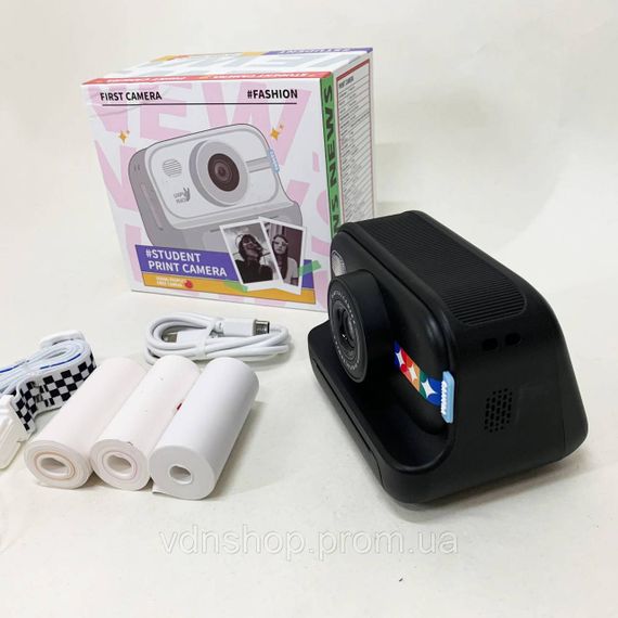 Дитяча відео-фото камера з друком, Фотоапарат для дитячого розвитку, Камера миттєвого друку з екраном VM-63 | Зображення 2