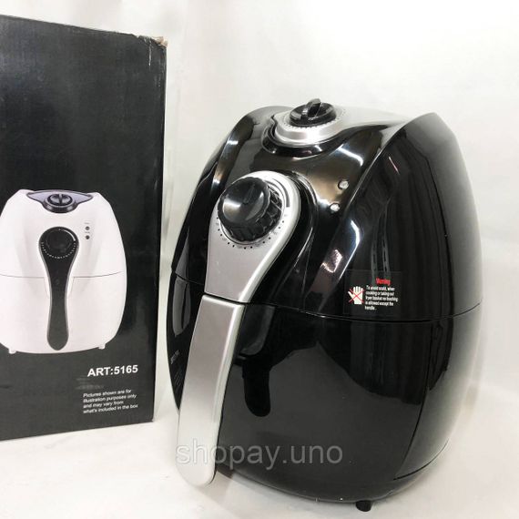 Фритюрница для семьи Domotec MS-3220 1300Вт 4.5л, Безмаслянная фритюрница для кухни QB-33 | Зображення 5