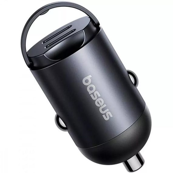 АЗП Baseus Tiny Star Mini 30W (2USB-C) (C00035001121) Black | Зображення 1