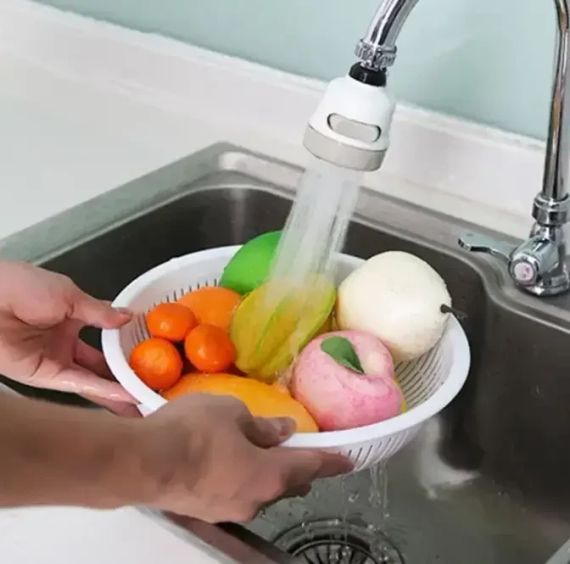 Экономитель воды Water Saver NEW 360 градусов / насадка аэратор на кран / Водосберегающая насадка | Зображення 1