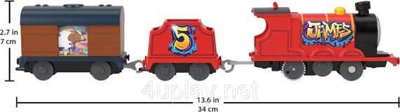 Паровозик Томас і друзі Моторизований поїзд Джеймс Оригінал Thomas & Friends Motorized Toy Train James | Зображення 3