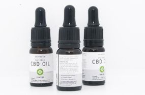 Олія канабідіолу КБД Broad Spectrum 5% з вмістом 500 мг на 10 мл каннабісного масла флакон з піпеткою