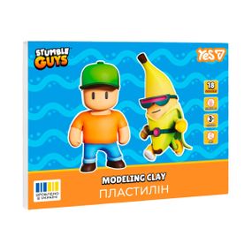 Пластилін YES Stumble Guys 540710 18 кольорів