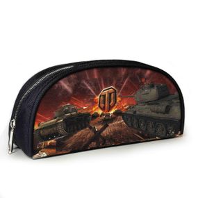 Пенал школьный с принтом World of Tanks 23х10х8 см с принтом для мальчика (3850)
