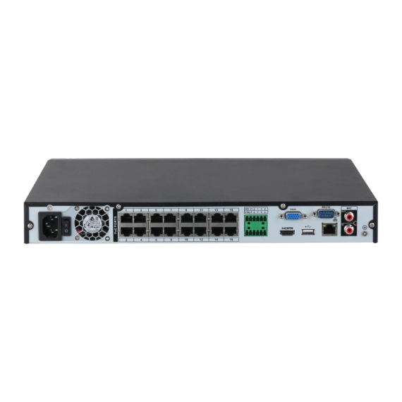 DHI-NVR2216-16P-I2 16-канальний 1U PoE 2HDD WizSense Відеореєстратор Dahua | Зображення 1
