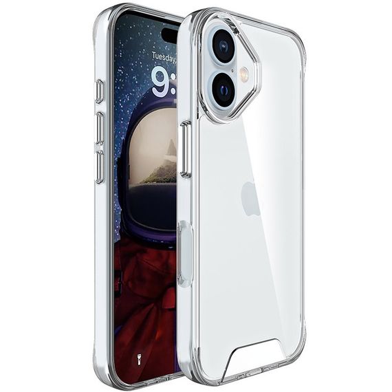 Чехол TPU Space Case transparent для Apple iPhone 16 (6.1") Прозрачный