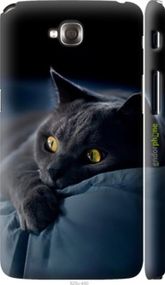 Чохол на LG G Pro Lite Dual D686 Димчастий кіт "825c-440-2448"