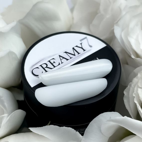 Гель для наращивания ногтей Crooz Creamy gel 07 (молочный) 15мл | Зображення 1