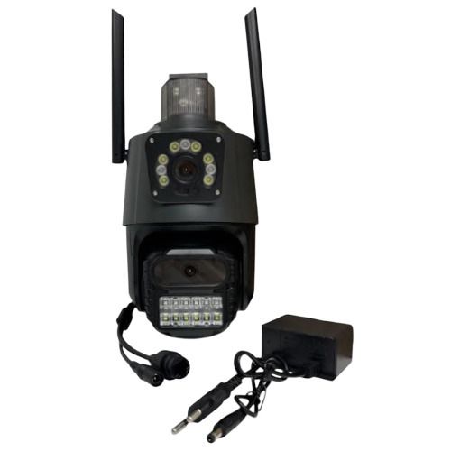 Вулична поворотна IP-камера з мигалкою 200Вт XPRO Dual Camera V21 4K 8.0MP WiFi ProHR V380 (46283-_877) | Зображення 2