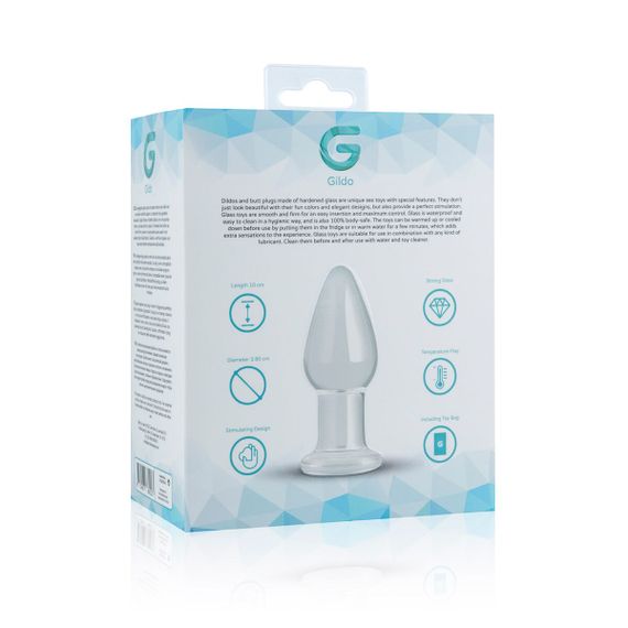 Скляна анальна пробка Gildo Glass Buttplug No. 24 | Зображення 4