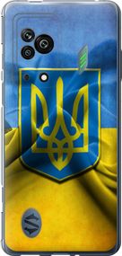 Чехол на Xiaomi Black Shark 5 Флаг и герб Украины 1 "375u-2678-17620"