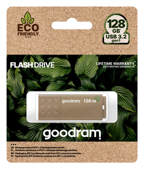 Flash Drive Goodram UME3 128GB USB 3.0 Eco Friendly (UME3-1280EFR11) | Зображення 4