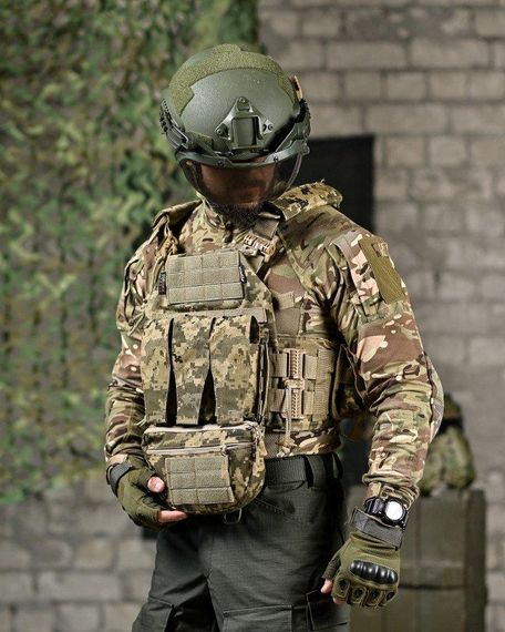 Плитоноска 4 точки сброса Attack PREMIUM   пиксель ДЛ6501 | Зображення 1