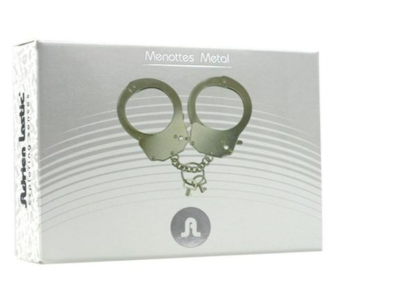 Наручники металеві Adrien Lastic Handcuffs Sex Aura | Зображення 2