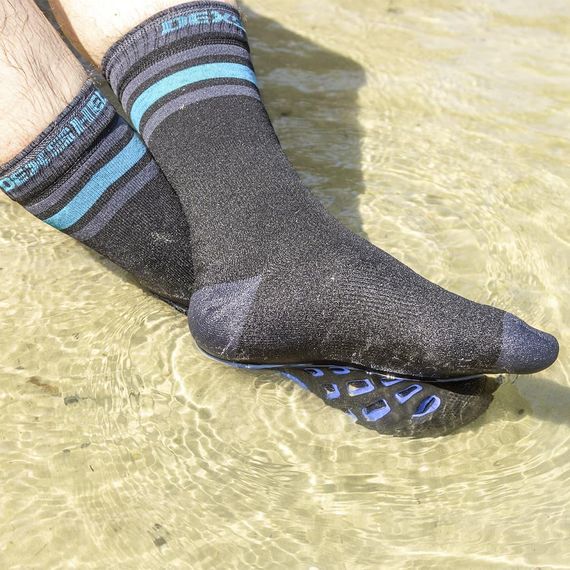Шкарпетки водонепроникні Dexshell Ultra Dri Sports, р-р XL, з блакитною смугою | Зображення 1