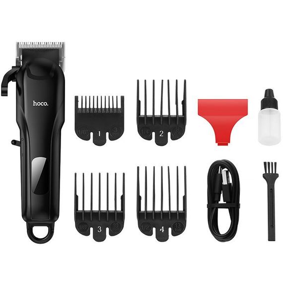 Машинка для стрижки волосся Hoco HP24 Electric Barber Black | Зображення 5