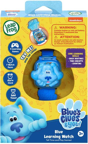Подсказки Бульки для всех! Интерактивные детские часы с Булькой. Blue's Clues and You! Learning Watch | Зображення 1