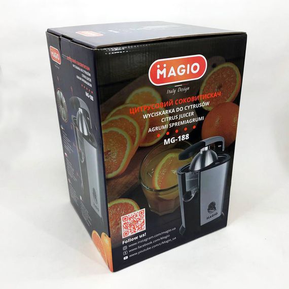 Соковыжималка для цитрусовых MAGIO MG-188, соковыжималка для яблок, соковыжималка для ягод MK-92