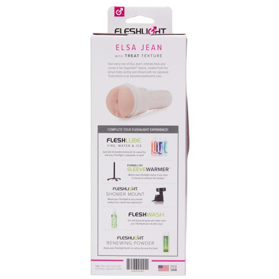 Мастурбатор Fleshlight Girls: Elsa Jean — Treat, со слепка ануса, очень нежный sexstyle | Зображення 8