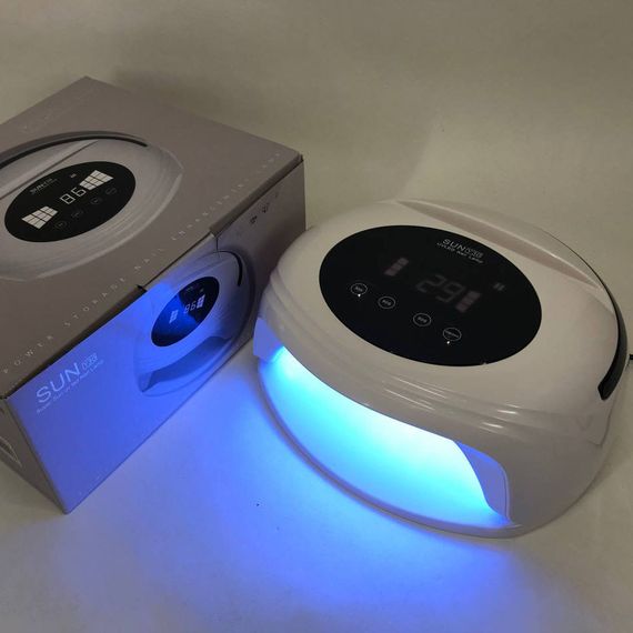 Універсальна лампа для сушіння гель-лаку LED+UV, Лампа для полімеризації гелю нігтів лід ZG-14 | Зображення 7