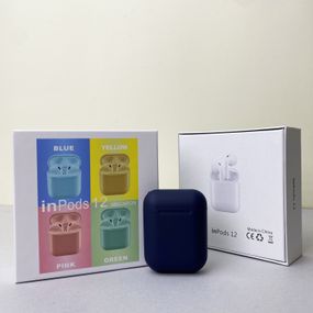 Бездротові навушники i12 Pods (Синій)