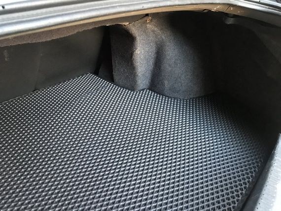 Коврик багажника (EVA, черный) для Mitsubishi Lancer X 2008-2024 гг | Зображення 2