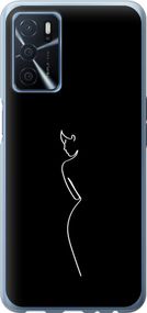 Чехол на Oppo A16 Силуэт1 "4590u-2469-17620"