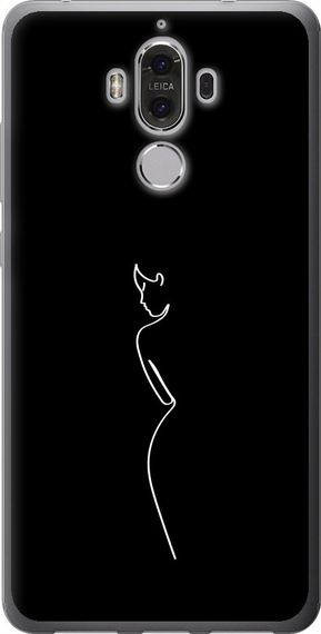 Чехол на Huawei Mate 9 Силуэт1 "4590u-425-17620"
