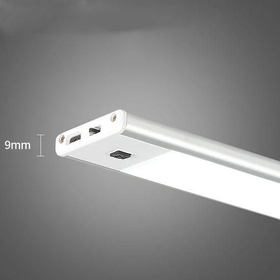 Сенсорний світильник LED з датчиком руху MZ-L1005 (40*10*100mm) White | Зображення 1