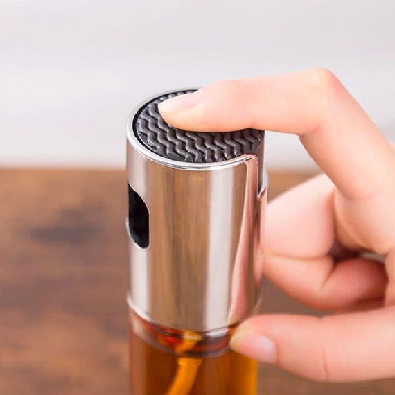 Розпилювач для олії 100мл, OIL BOTTLE / Пляшечка для олії з розпилювачем / Спрей для олії, оцту, лимонного соку | Зображення 4